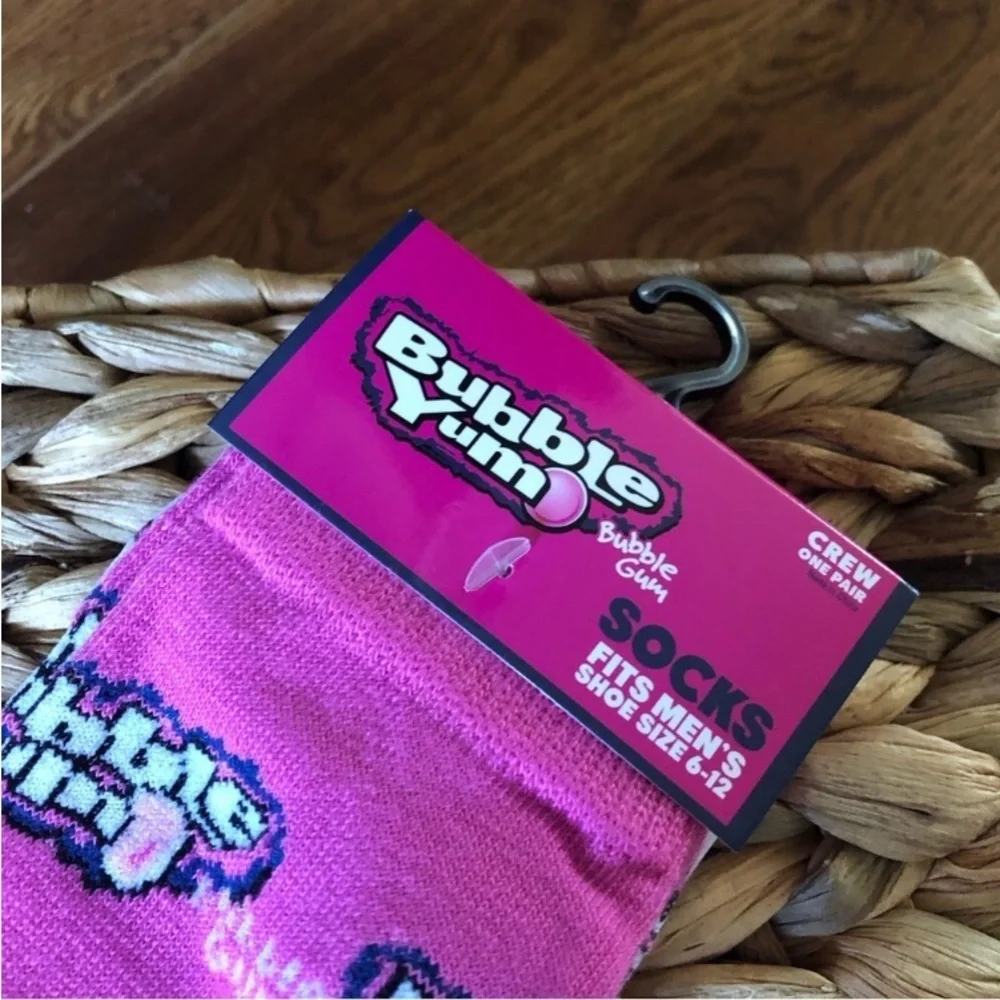 Bubble Yum food crew socks